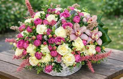 Корзины с Цветами